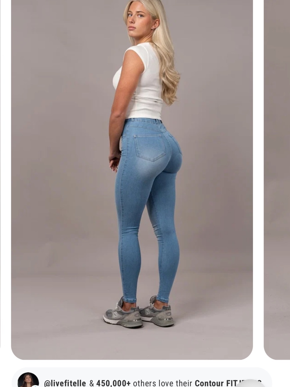 FIT jeans small light blue
